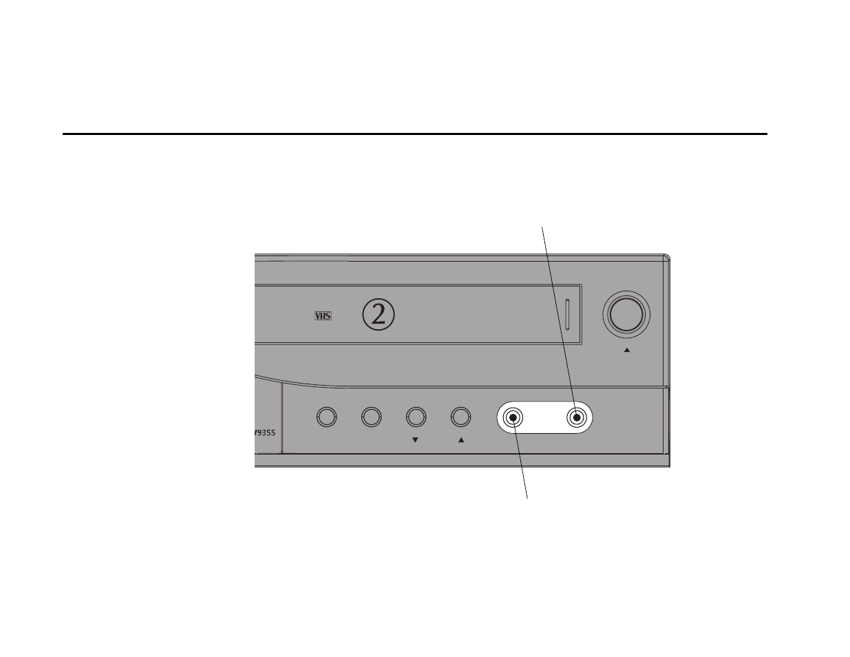 Front panel auxiliary input | Go-Video DDV9355 User Manual | Page 25 / 106