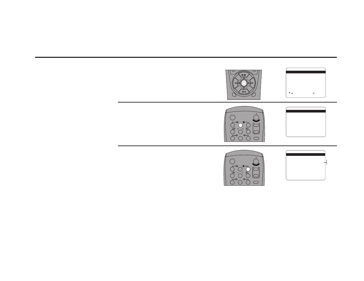 Copy audio insert, Open “setup menu, Select “copy/record settings | Set “copy audio insert, Press and hold the menu button for 3 seconds, Press 2 | Go-Video DDV9355 User Manual | Page 48 / 106
