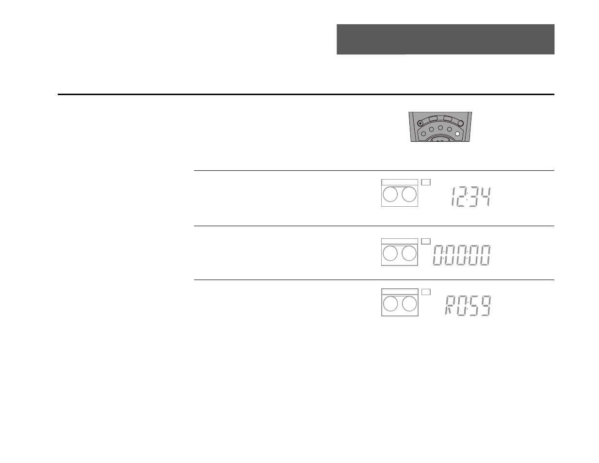 10 - search/index features, Overview, Clk/ctr button | Clock, Real-time tape counter, Time remaining | Go-Video DDV9355 User Manual | Page 78 / 106