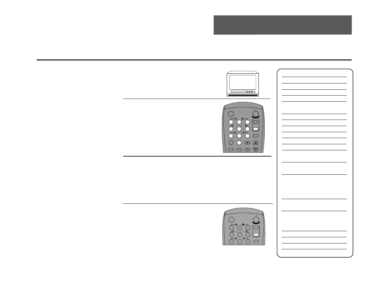 Appendix a, Multi-brand remote setup, Turn on tv | Program code, Check your results, Operate your tv | Go-Video DDV9355 User Manual | Page 92 / 106