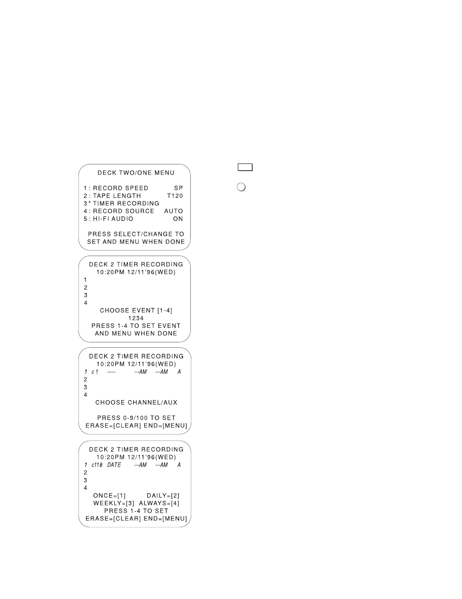 Setting timer to record later | Go-Video 4-Head Hi-Fi User Manual | Page 29 / 84