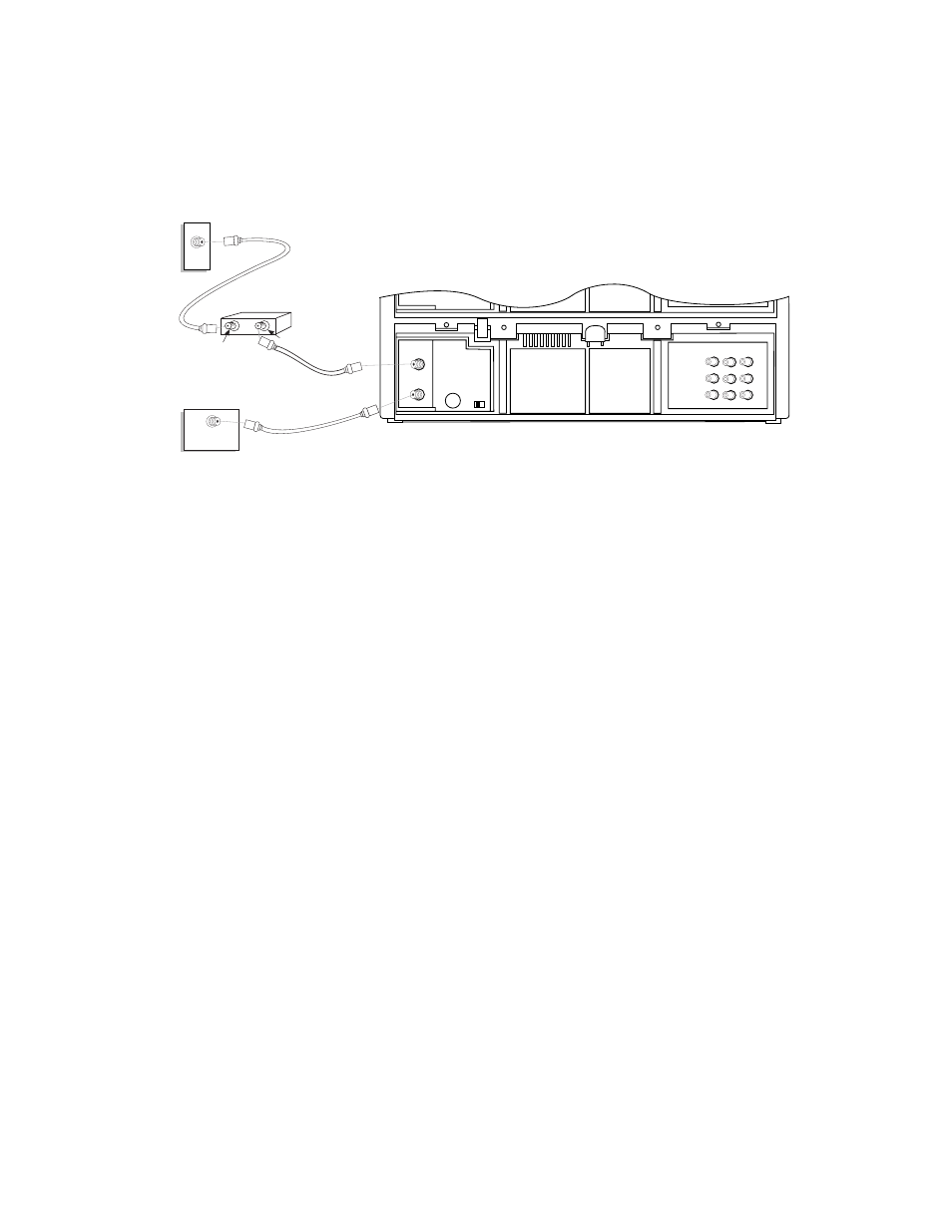 Cable converter box connections | Go-Video 4-Head Hi-Fi User Manual | Page 53 / 84