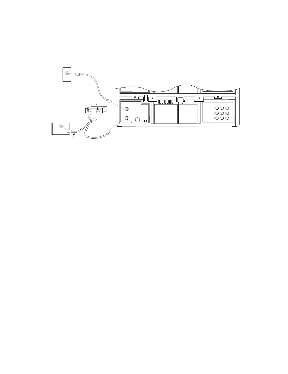 Alternative cable converter box hookup | Go-Video 4-Head Hi-Fi User Manual | Page 55 / 84
