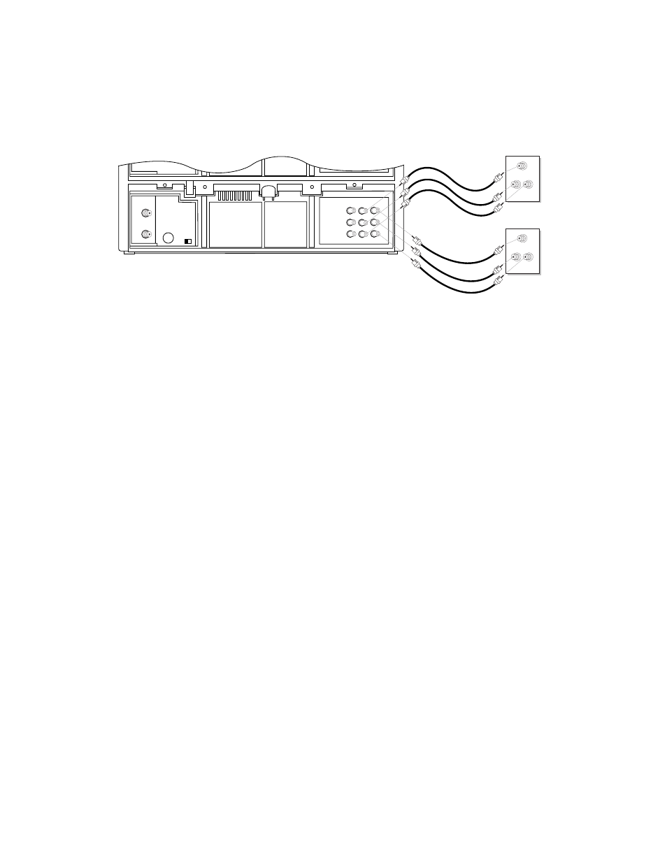 Monitor connections | Go-Video 4-Head Hi-Fi User Manual | Page 57 / 84
