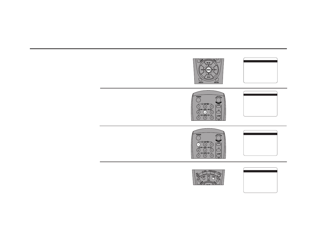 Reset factory settings, Open “setup menu, Select “reset factory settings | Decide what to reset, Restore settings | Go-Video DDV9485 User Manual | Page 35 / 110