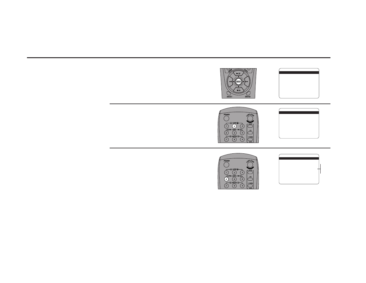 Date/time stamp, Open “setup menu, Select “copy/record settings | Set “date/time stamp, Press and hold the menu button for 3 seconds, Press 2 | Go-Video DDV9485 User Manual | Page 66 / 110
