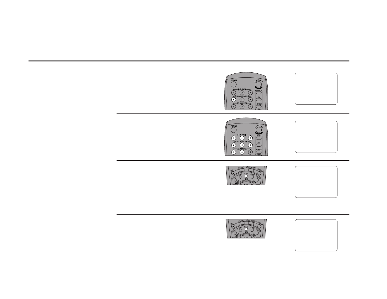 Select “8-scene edit list, Select scene number, Mark beginning of scene | Mark end of scene | Go-Video DDV9485 User Manual | Page 74 / 110