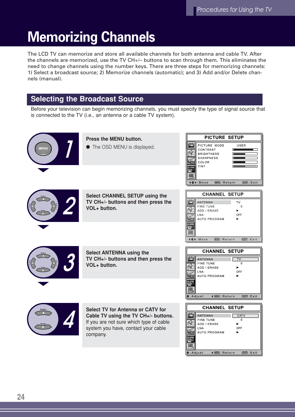 Go-Video TW1730 User Manual | Page 24 / 72