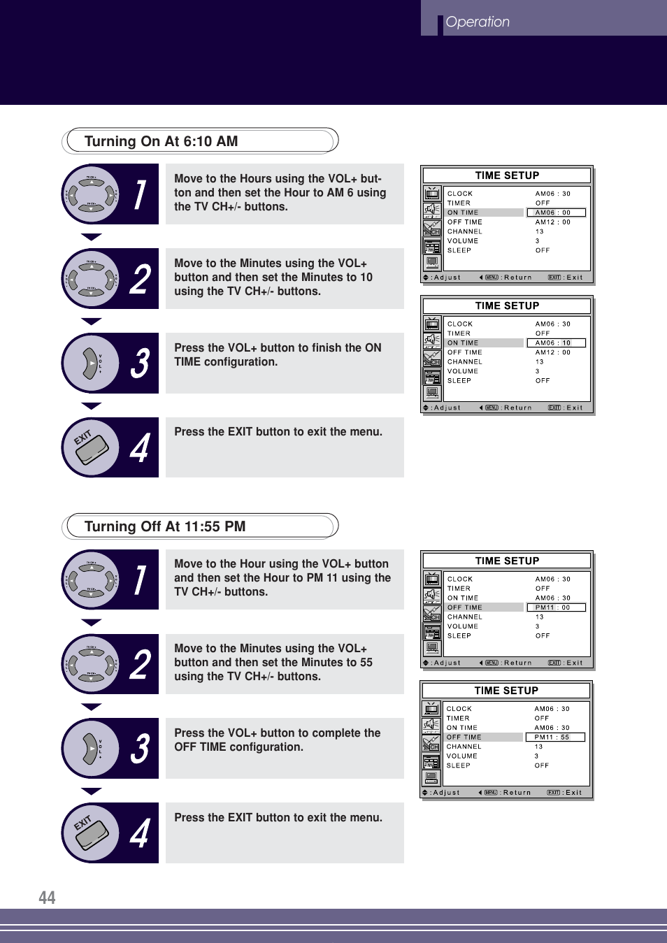 Go-Video TW1730 User Manual | Page 44 / 72