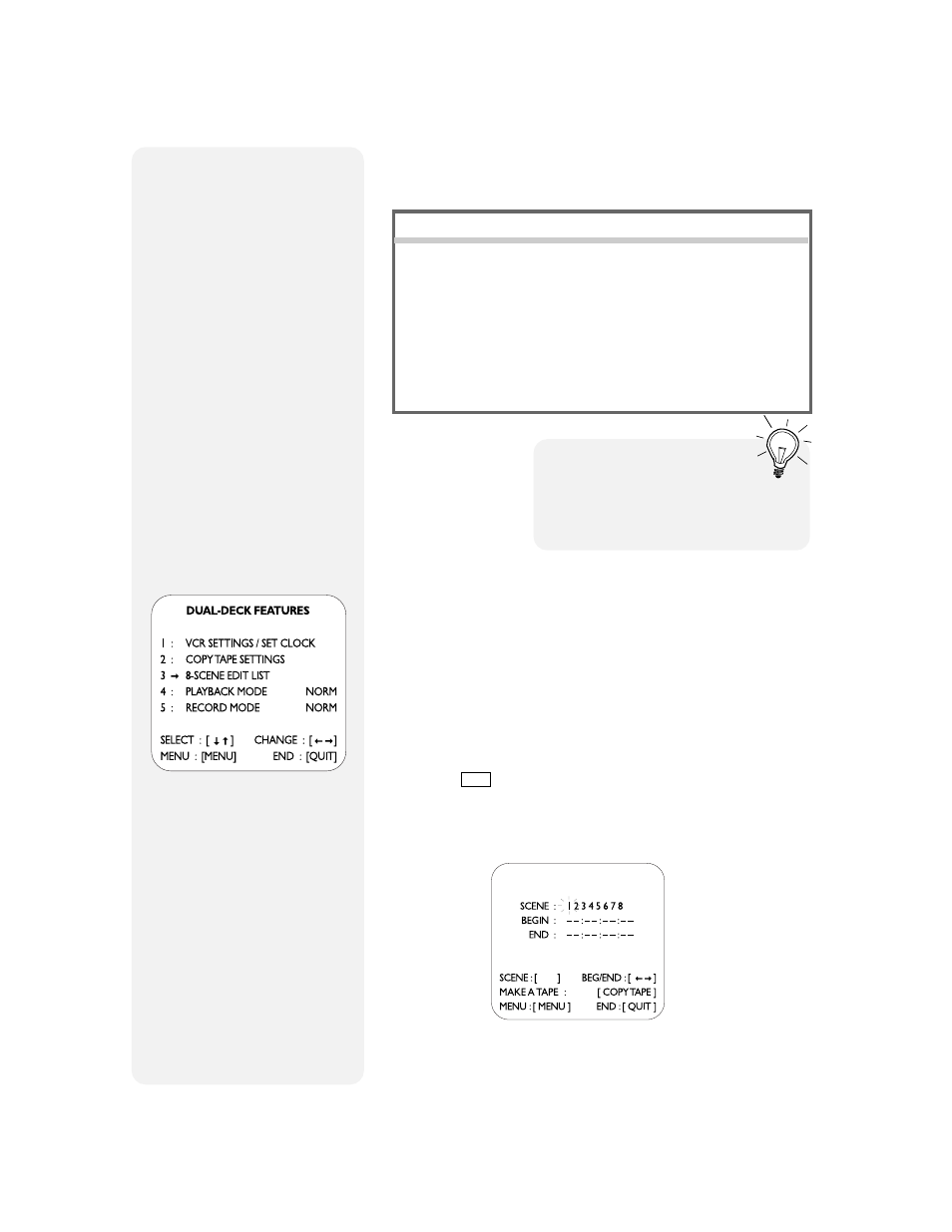 Performing an assembly edit | Go-Video 9100 User Manual | Page 36 / 58