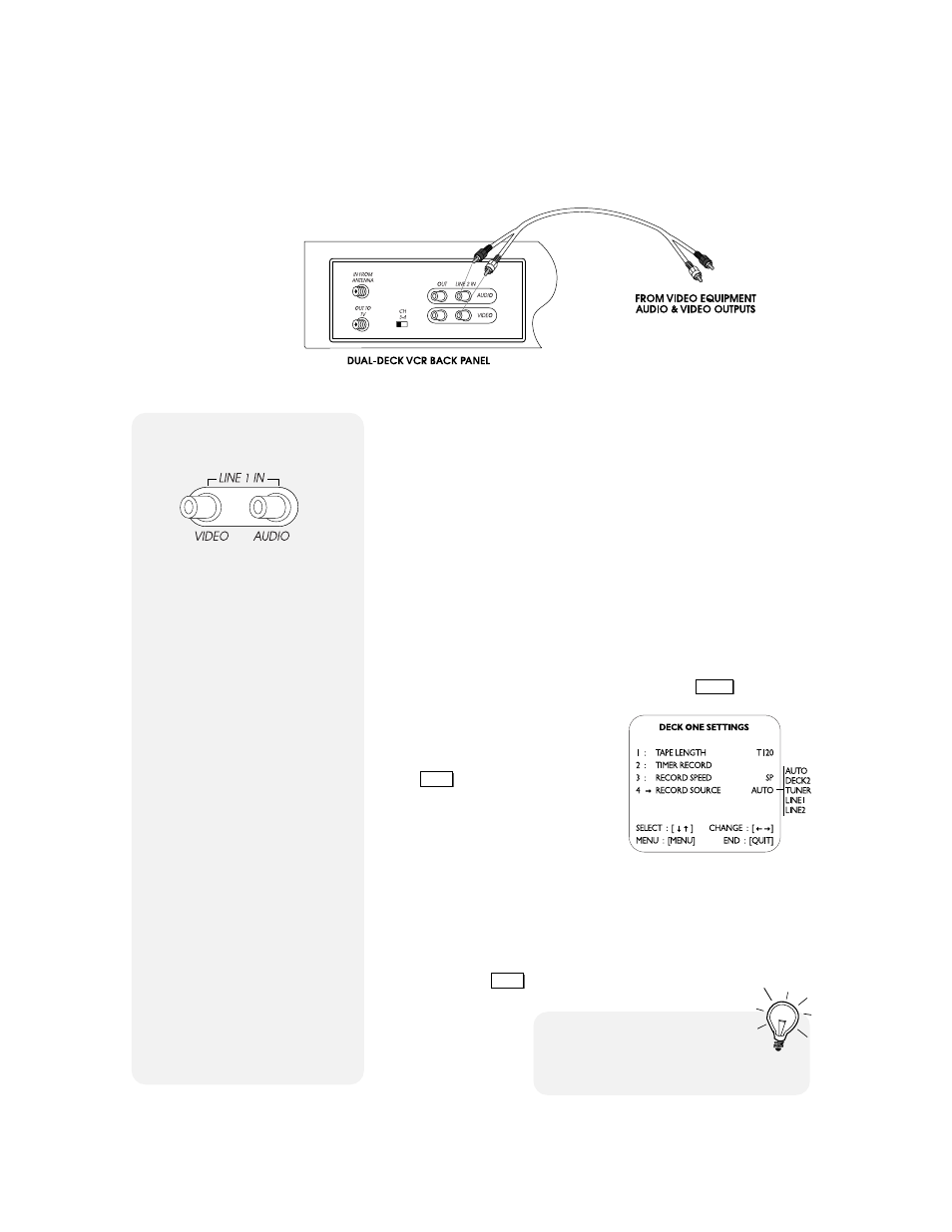 Connecting other video equipment | Go-Video 9100 User Manual | Page 46 / 58