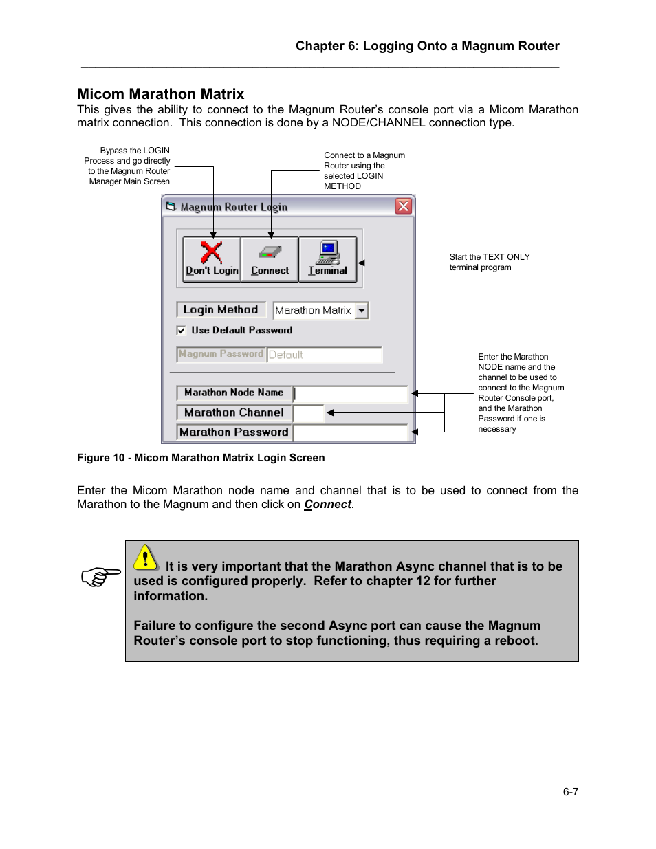 Micom marathon matrix, Micom marathon matrix -7 | Marathon MAGNUM ROUTER User Manual | Page 34 / 167