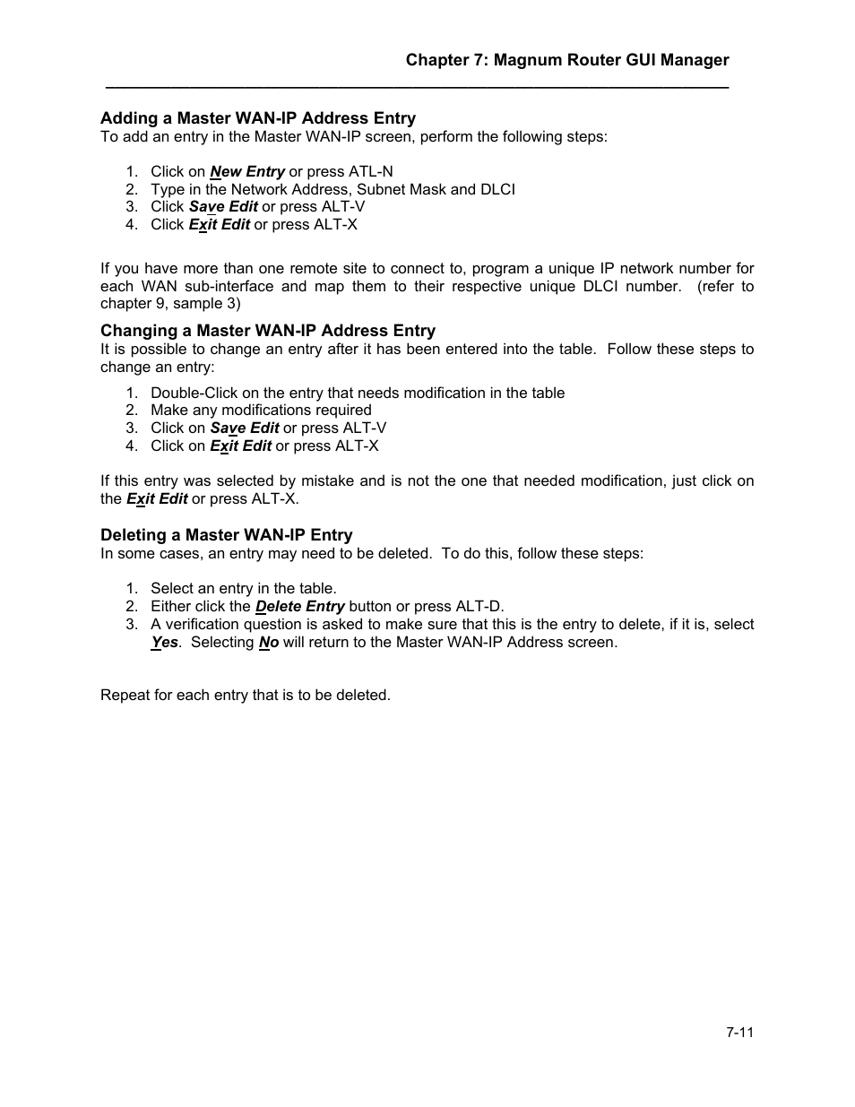 Marathon MAGNUM ROUTER User Manual | Page 56 / 167