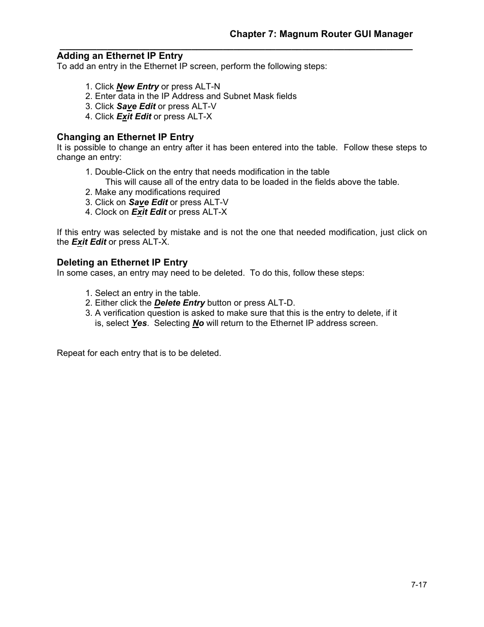 Marathon MAGNUM ROUTER User Manual | Page 62 / 167