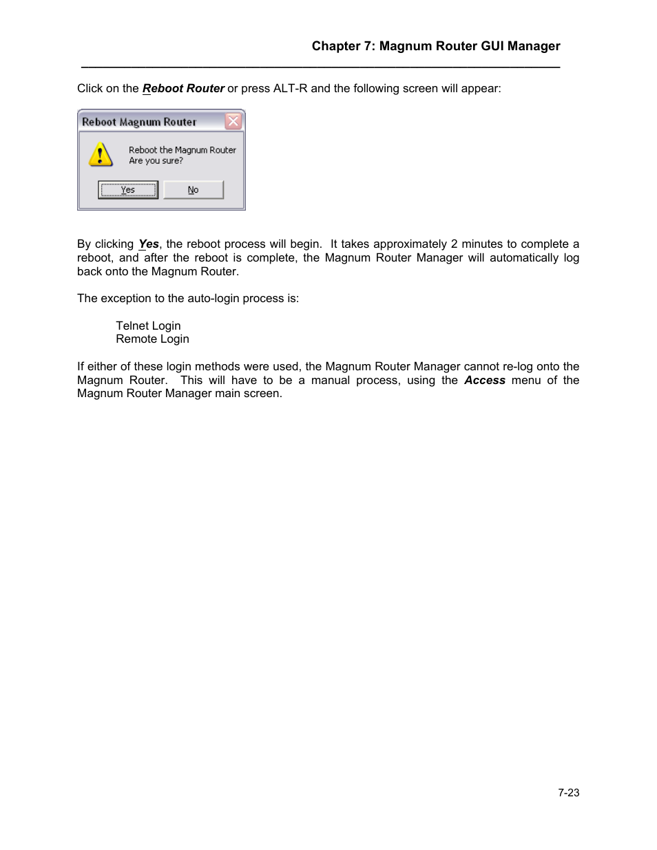 Marathon MAGNUM ROUTER User Manual | Page 68 / 167