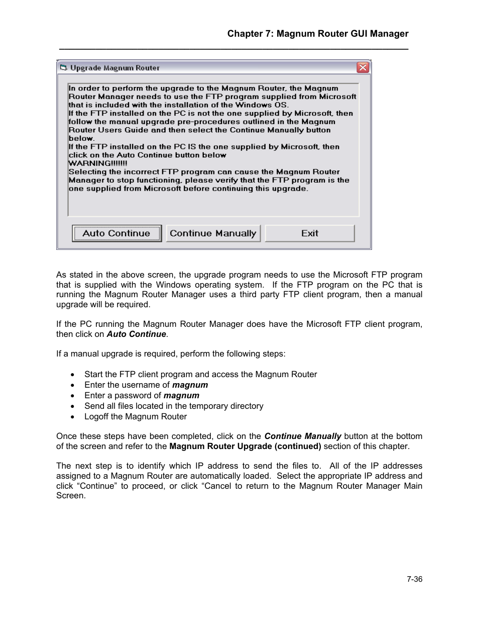 Marathon MAGNUM ROUTER User Manual | Page 81 / 167