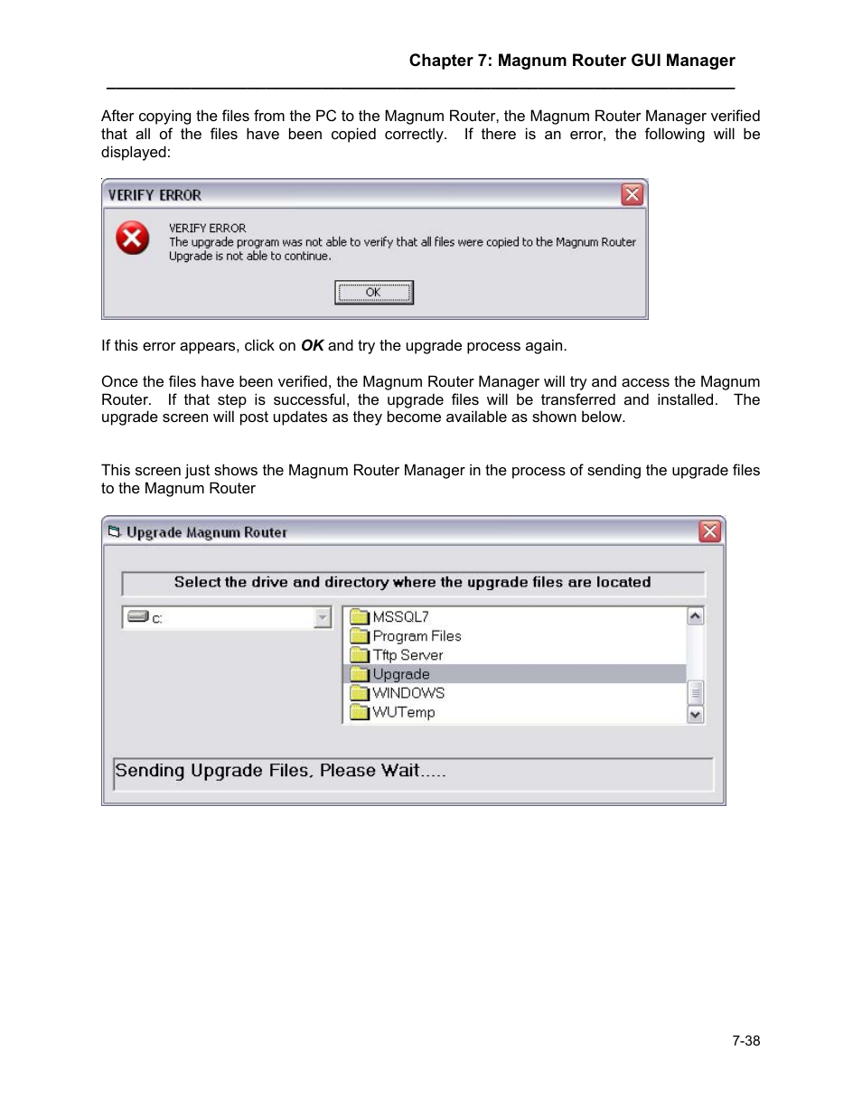 Marathon MAGNUM ROUTER User Manual | Page 83 / 167