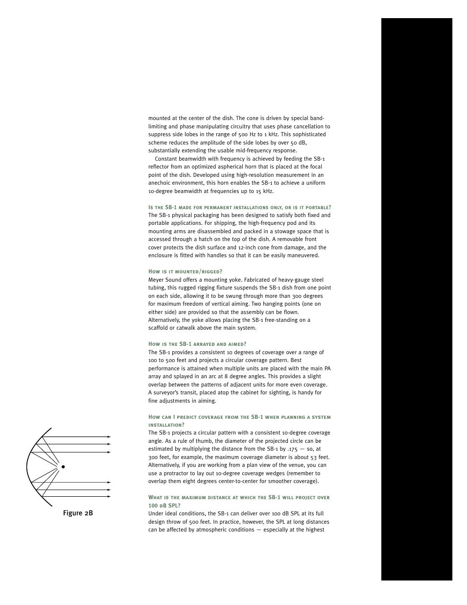 Meyer Sound PARABOLIC SOUND BEAM SB-1 User Manual | Page 3 / 4