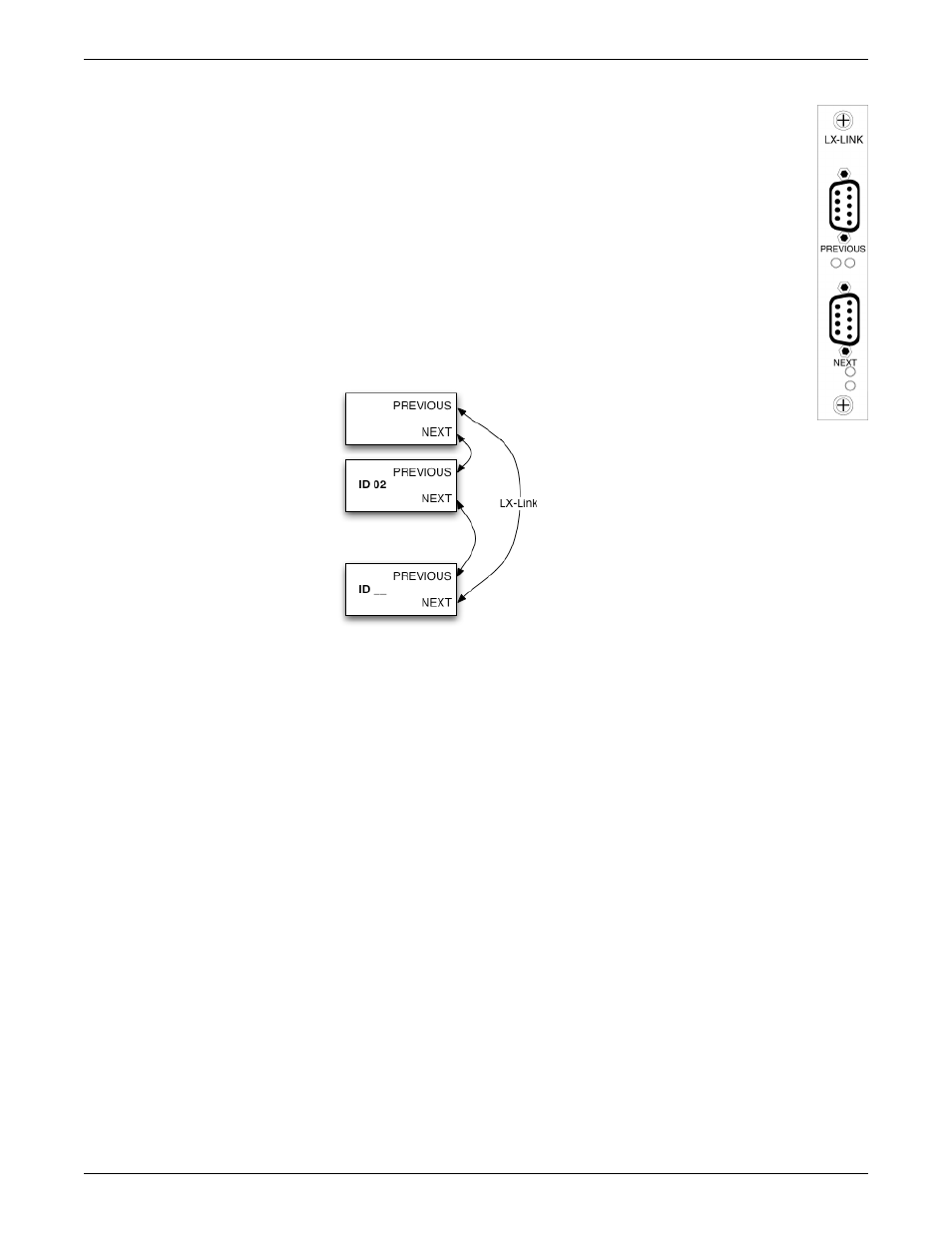 Lx-lnk interconnect, Transmission range, Pin-outs | Meyer Sound Matrix3 LX-300 User Manual | Page 38 / 48