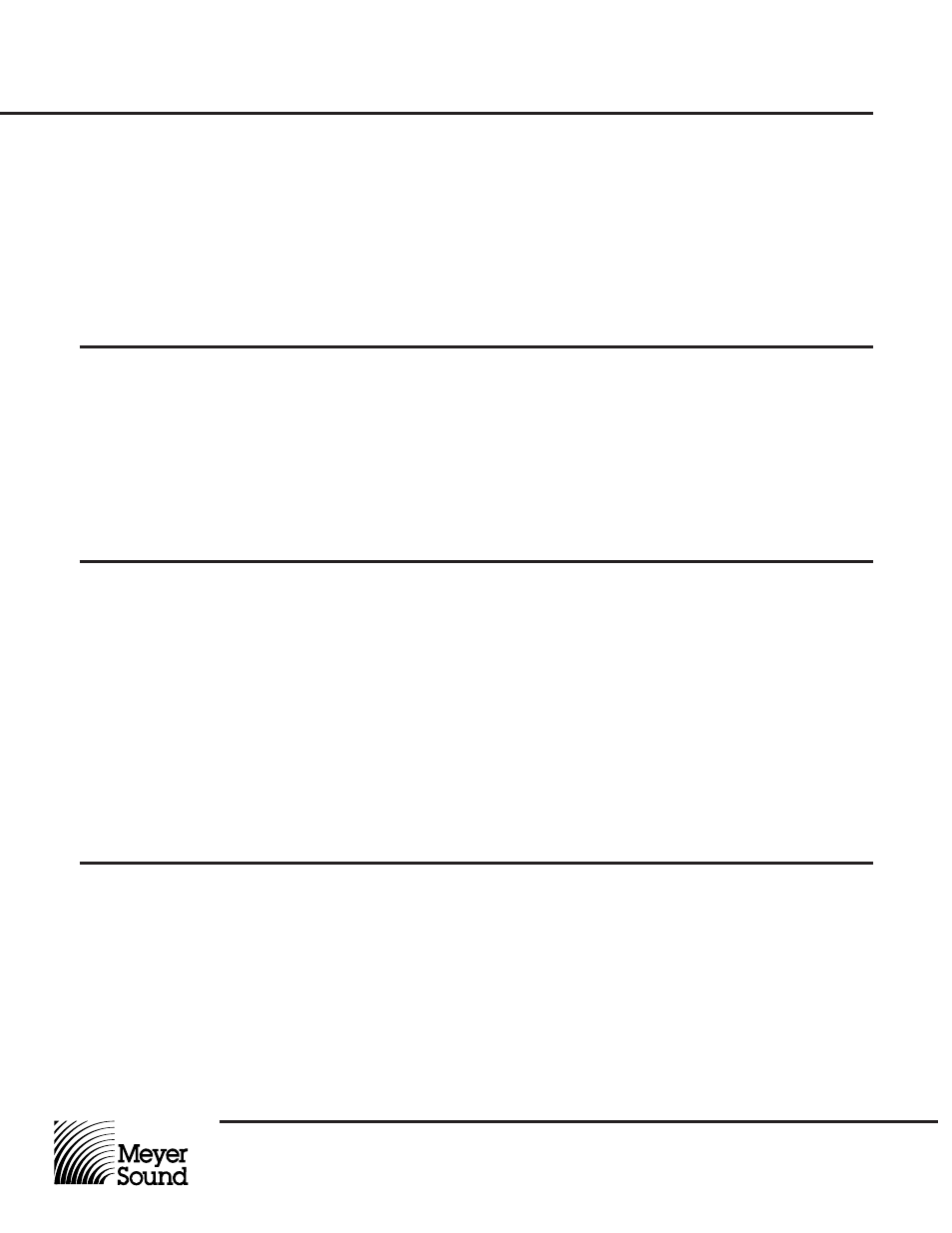 M-5 control electronics unit | Meyer Sound Control Electronics Unit M-5 User Manual | Page 2 / 4