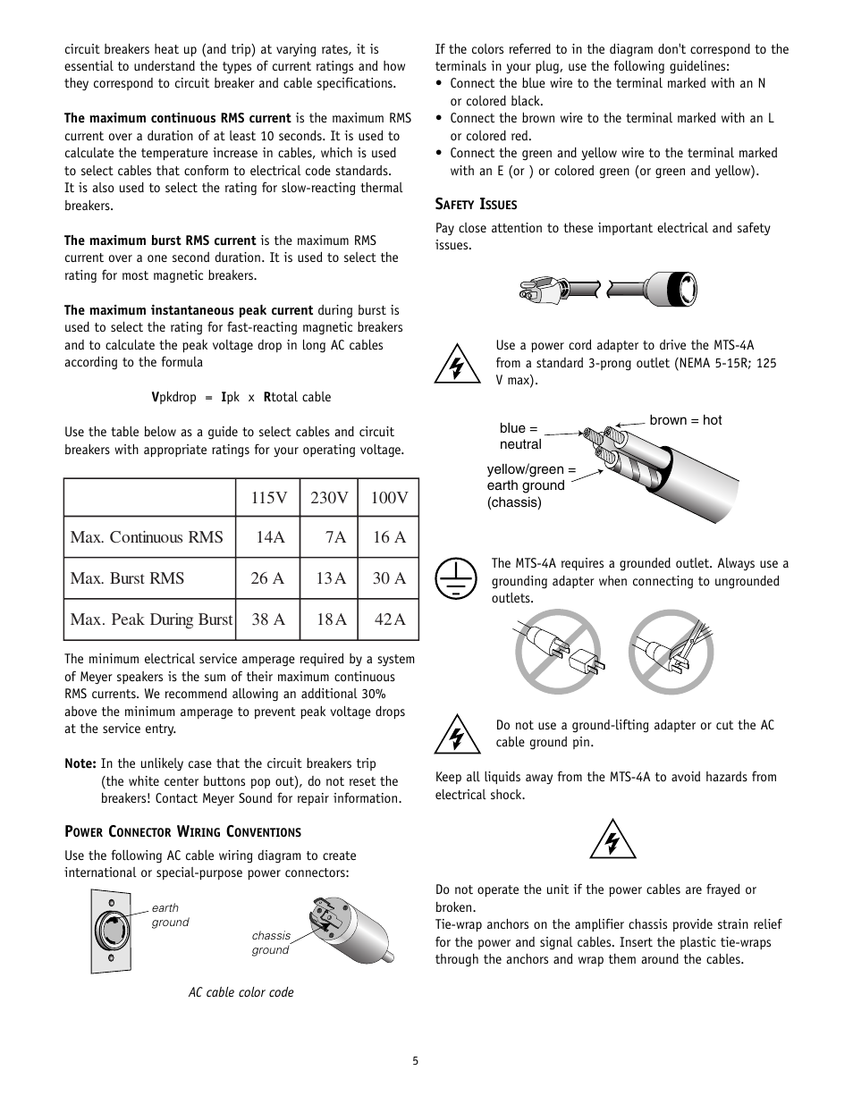 Meyer Sound MTS-4A User Manual | Page 5 / 14