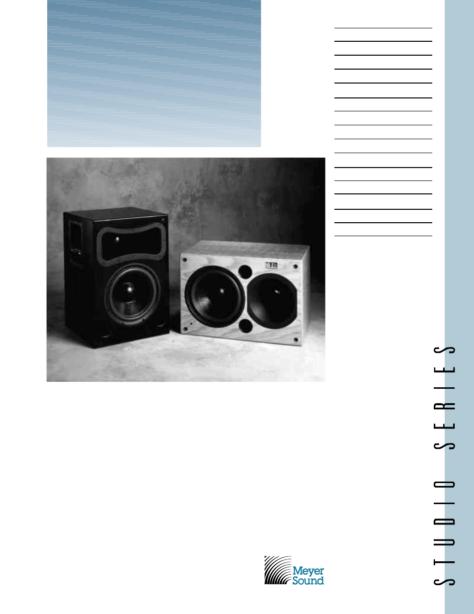 Meyer Sound HD-2 User Manual | 2 pages