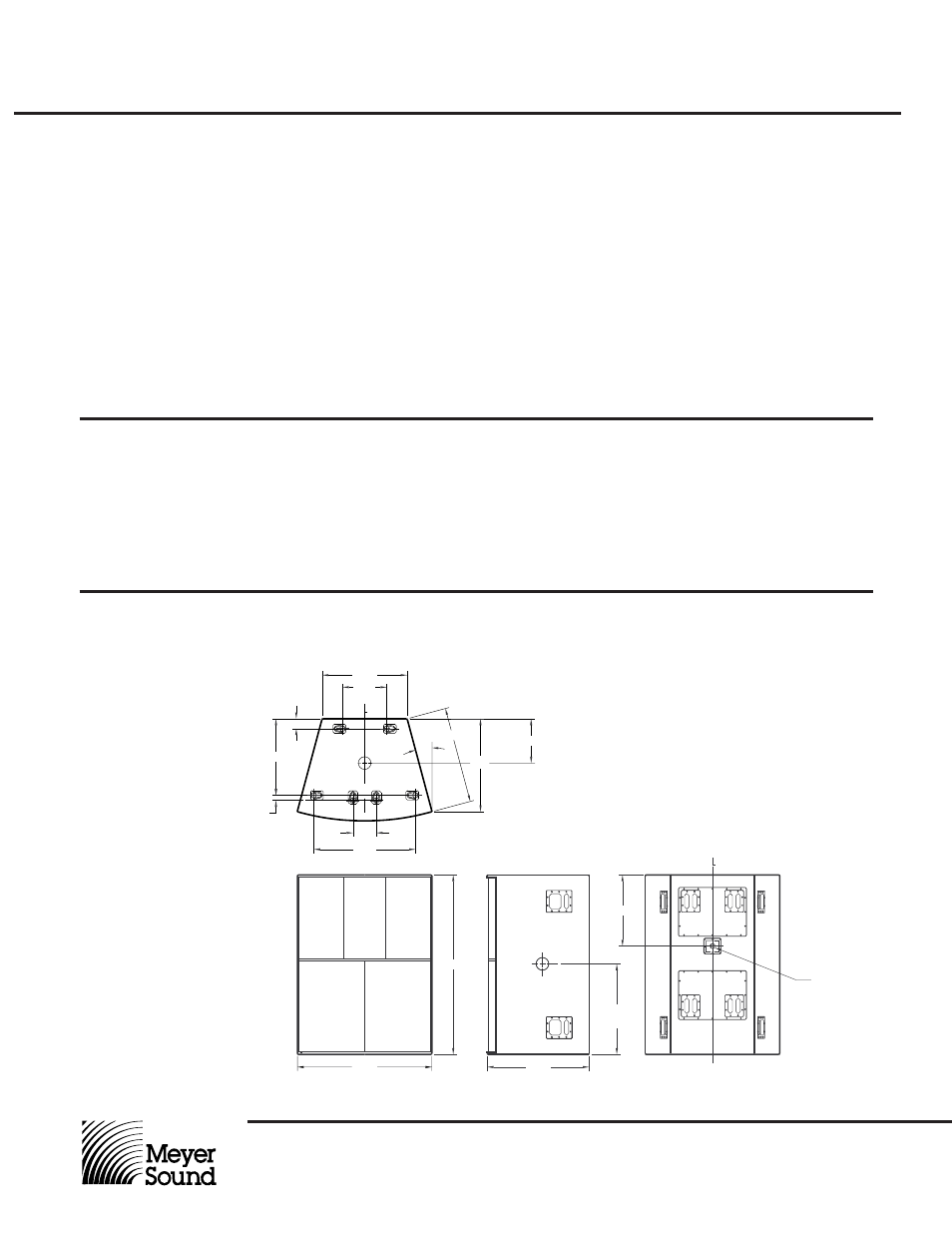 Msl-5 loudspeaker, Rigging, Placement and arraying | Operating instructions | Meyer Sound Loudspeaker MSL-5 User Manual | Page 3 / 4