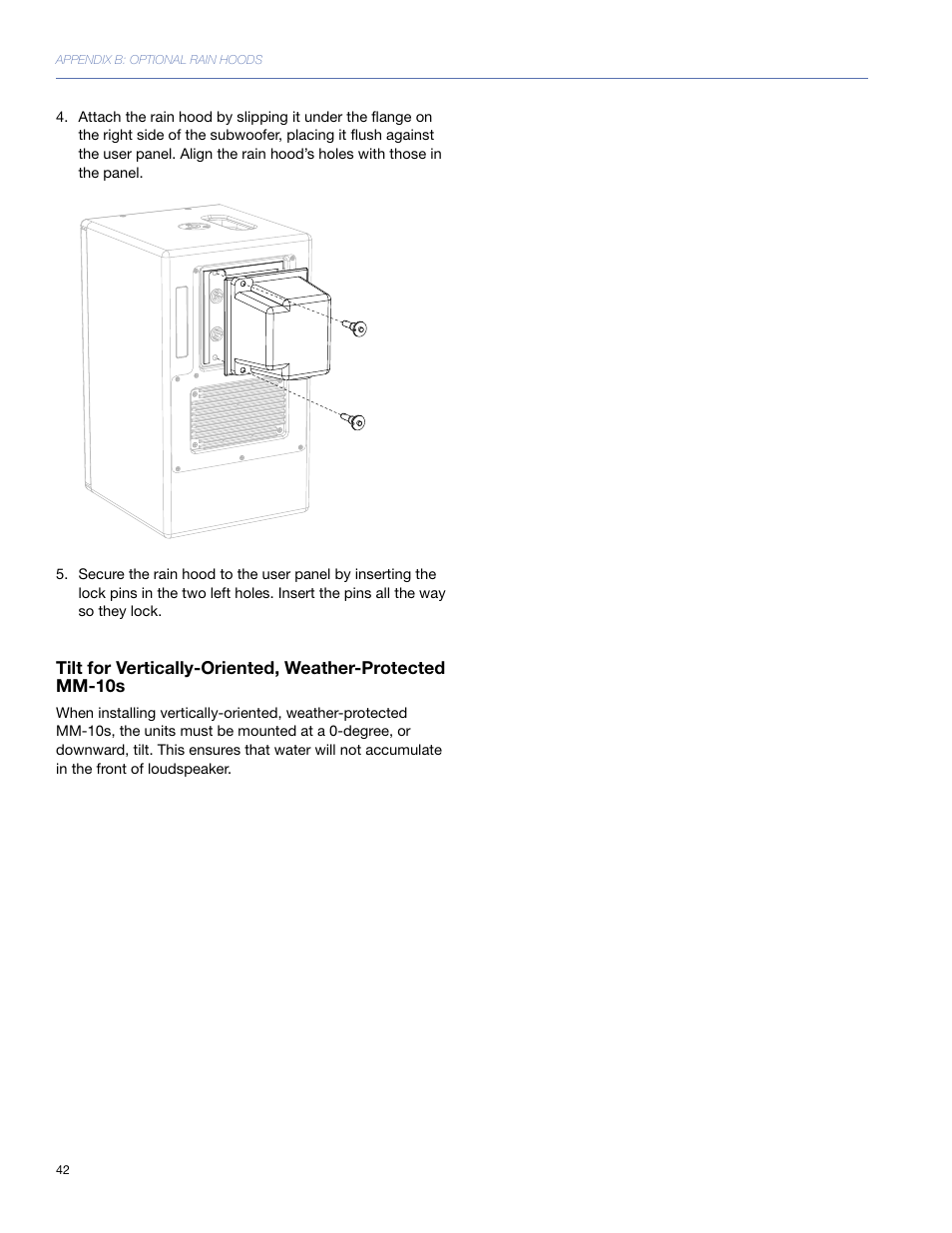 Meyer Sound MM-10 User Manual | Page 42 / 56