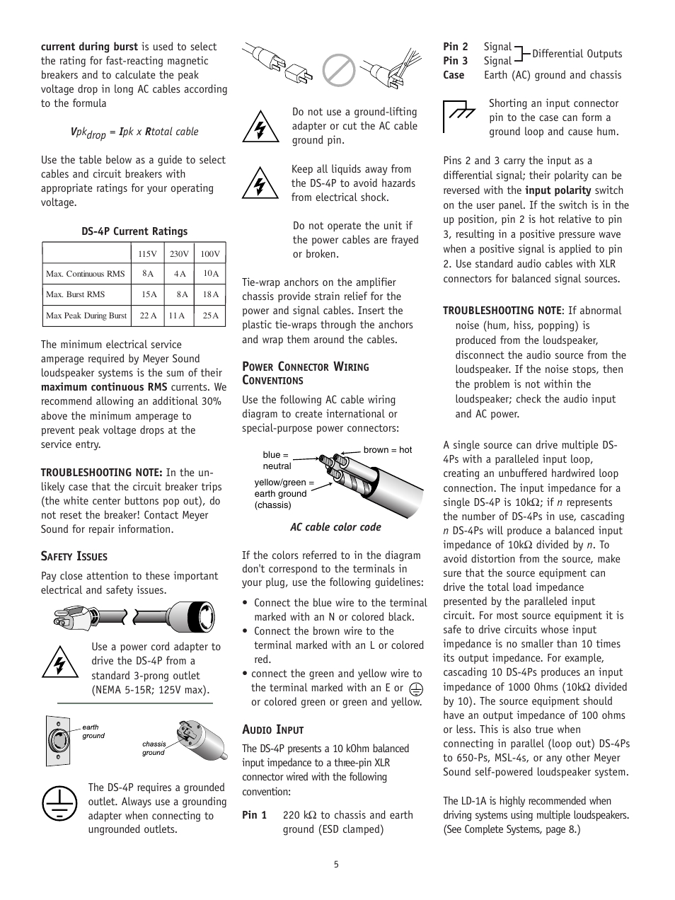 Meyer Sound DS-4P User Manual | Page 5 / 12