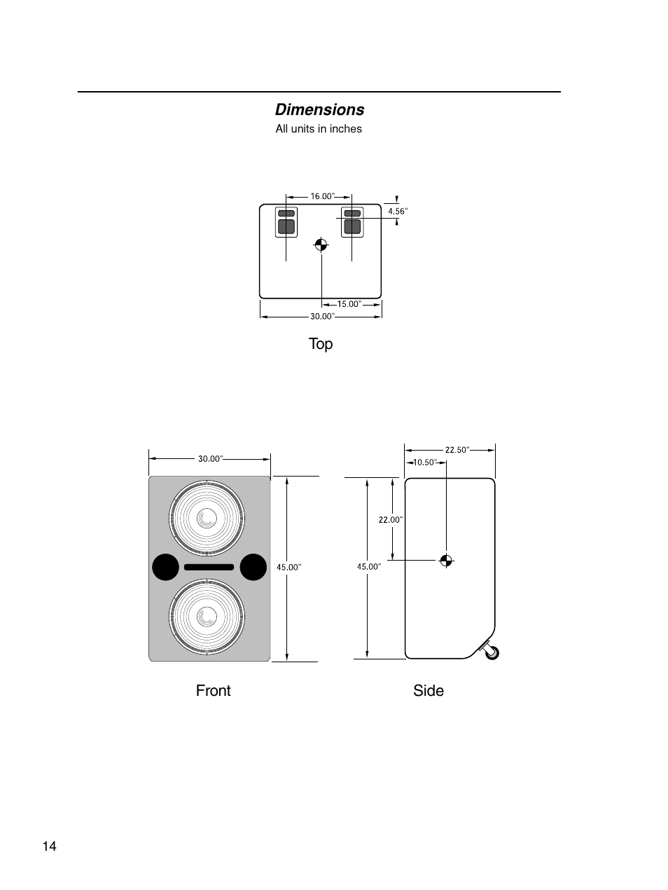 Meyer Sound 650-P User Manual | Page 14 / 16