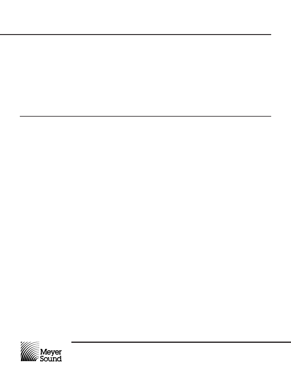 S-1 control electronics unit | Meyer Sound Control Electronics Unit S-1 User Manual | Page 3 / 4