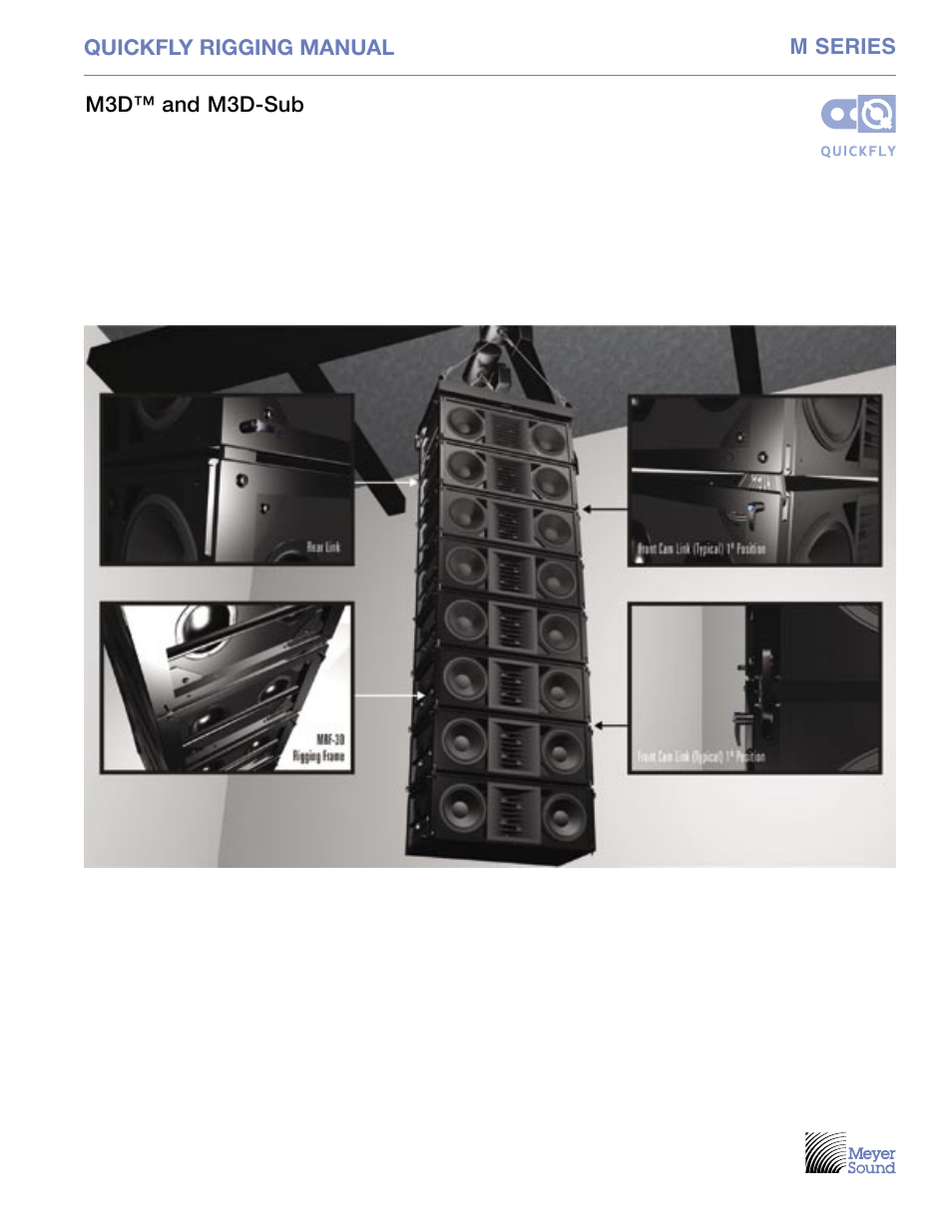Meyer Sound M3D-SUB User Manual | 48 pages