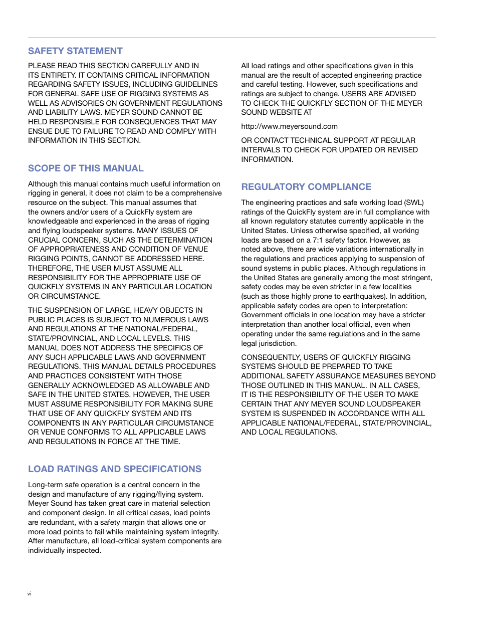 Meyer Sound M3D-SUB User Manual | Page 4 / 48