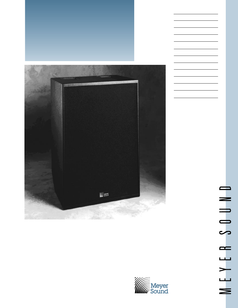 Meyer Sound Reinforcement Subwoofer 650-R2 User Manual | 4 pages