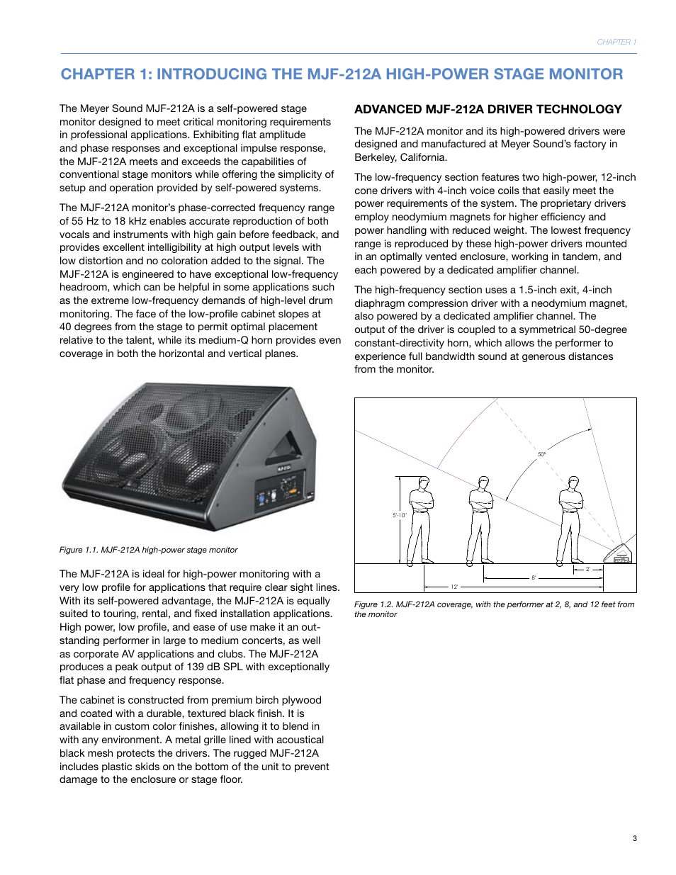 Advanced mjf-212a driver technology | Meyer Sound MJF-212ATM User Manual | Page 9 / 28