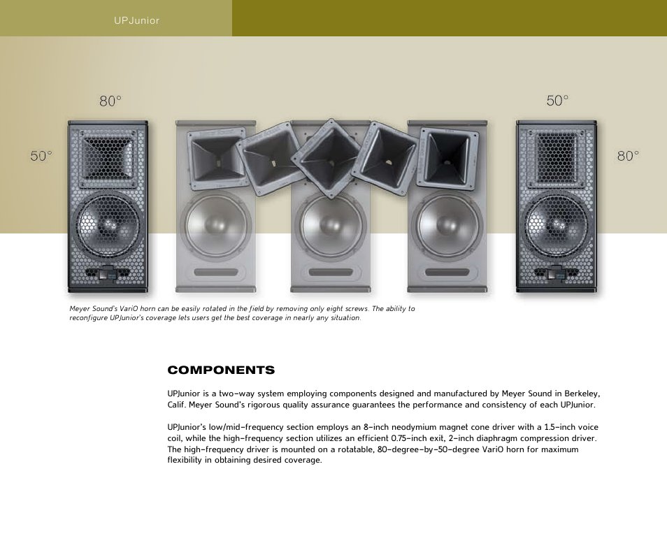 Meyer Sound UPJunior User Manual | Page 4 / 12