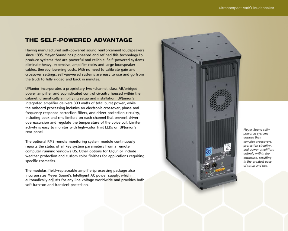 Meyer Sound UPJunior User Manual | Page 5 / 12