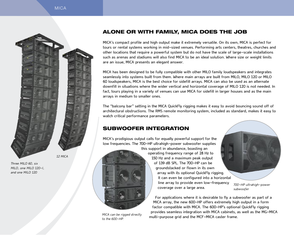Meyer Sound M SERIES User Manual | Page 8 / 12