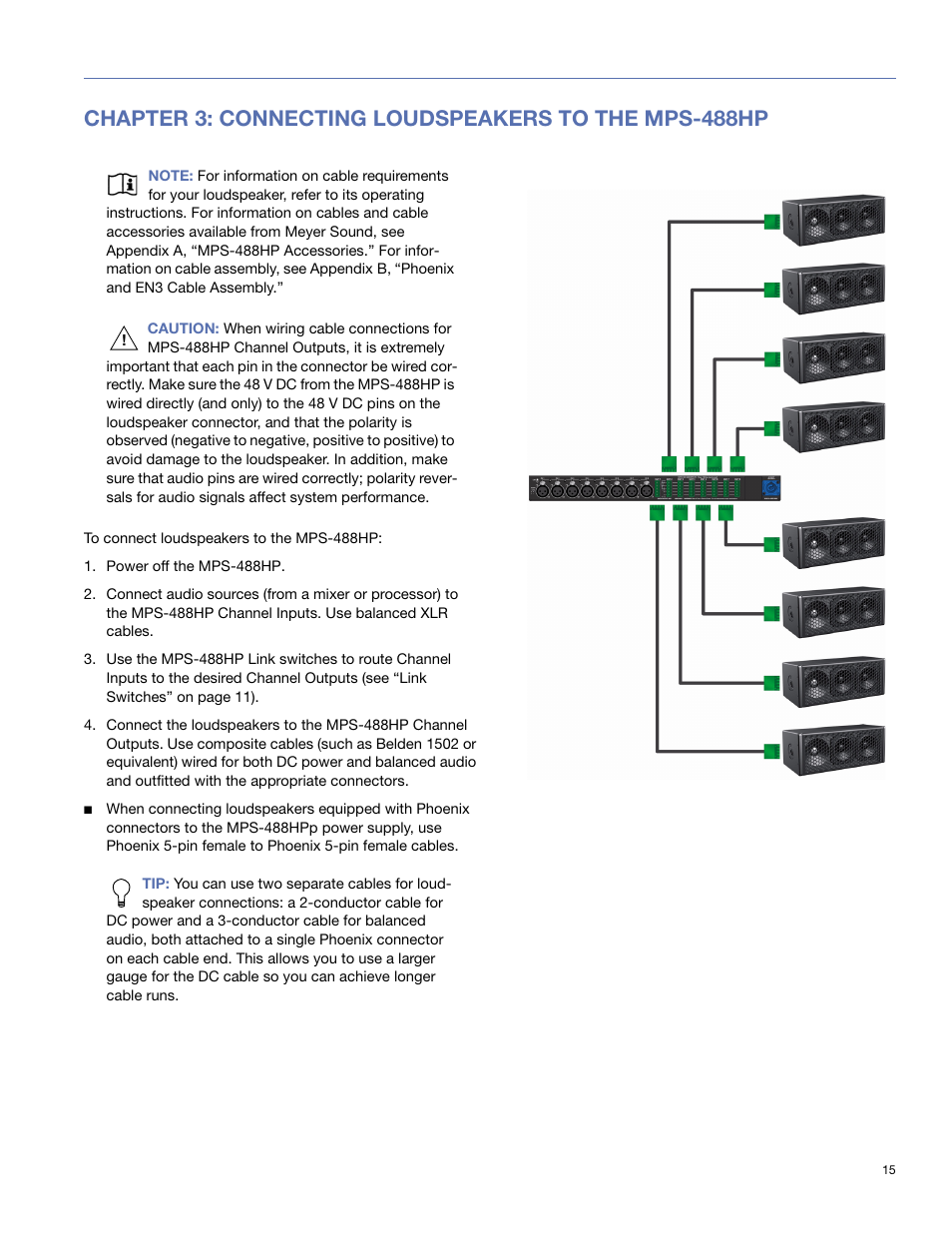 Meyer Sound MPS-488HP User Manual | Page 15 / 32