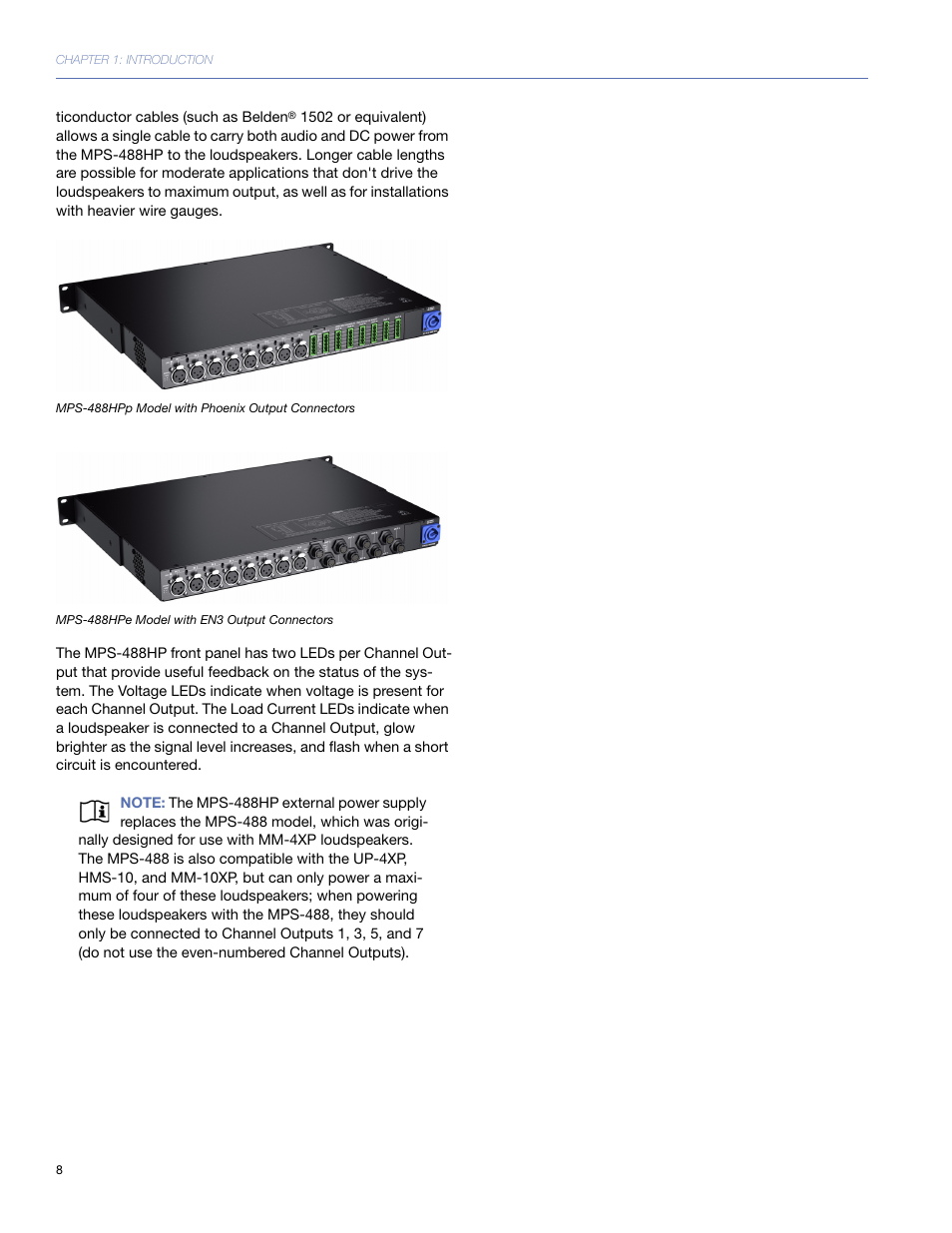 Meyer Sound MPS-488HP User Manual | Page 8 / 32