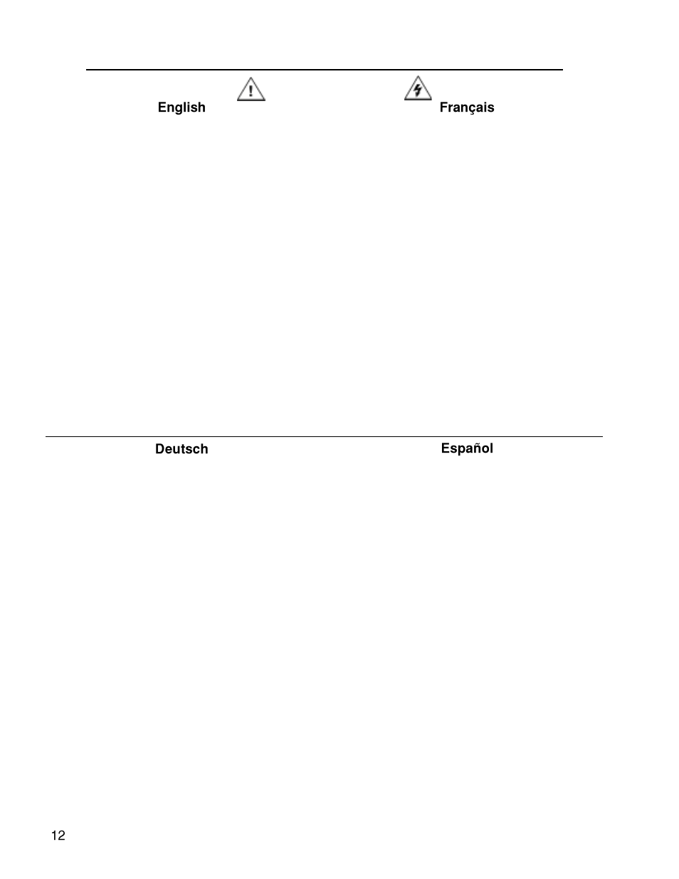 Safety summary, English français deutsch español | Meyer Sound UPA-1P User Manual | Page 12 / 16