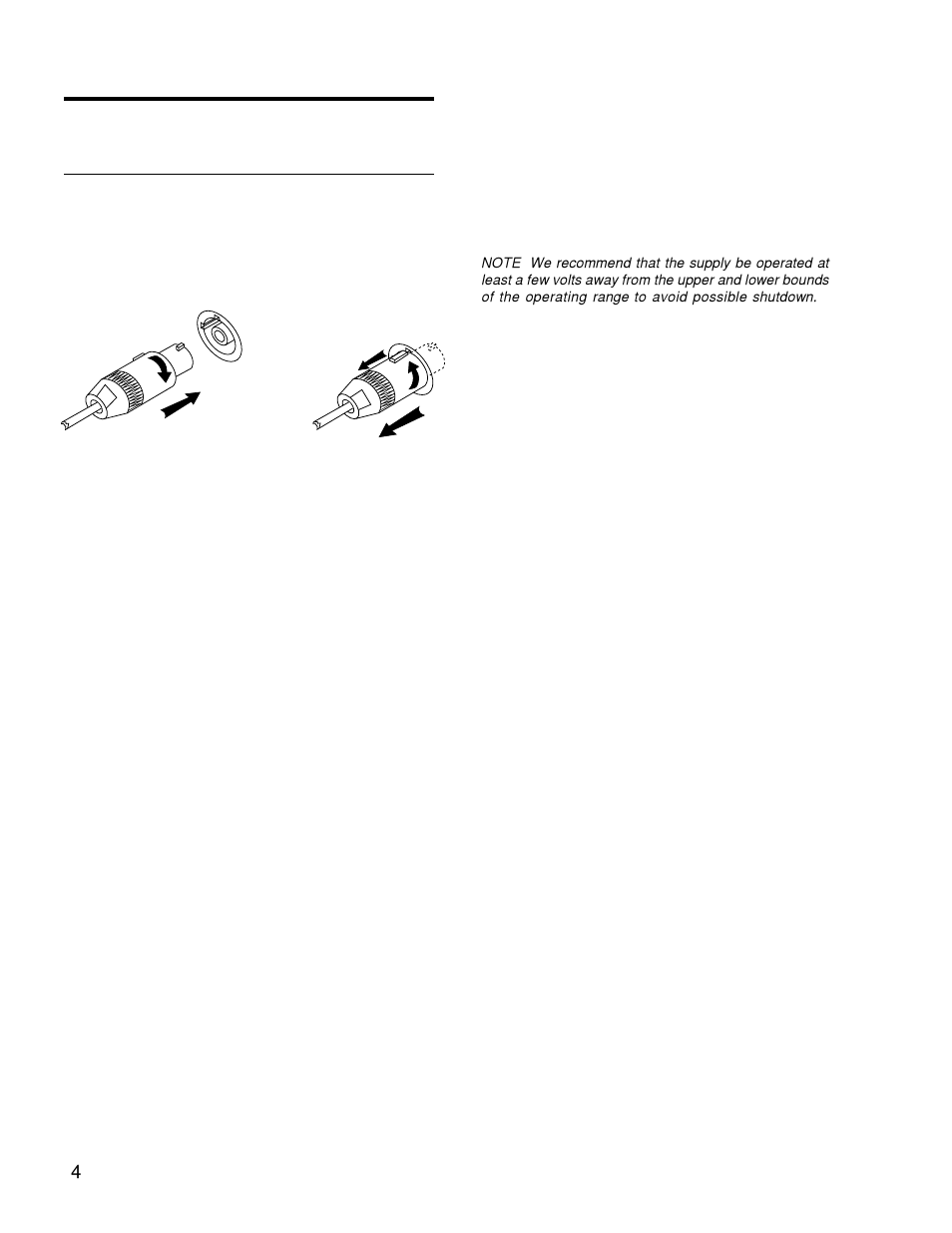 Ac power, Voltage requirements, Current requirements | Meyer Sound UPA-1P User Manual | Page 4 / 16