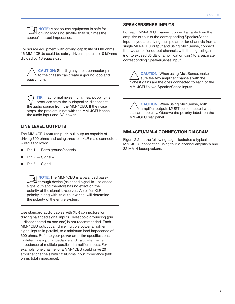 Meyer Sound MM-4CEU User Manual | Page 13 / 24