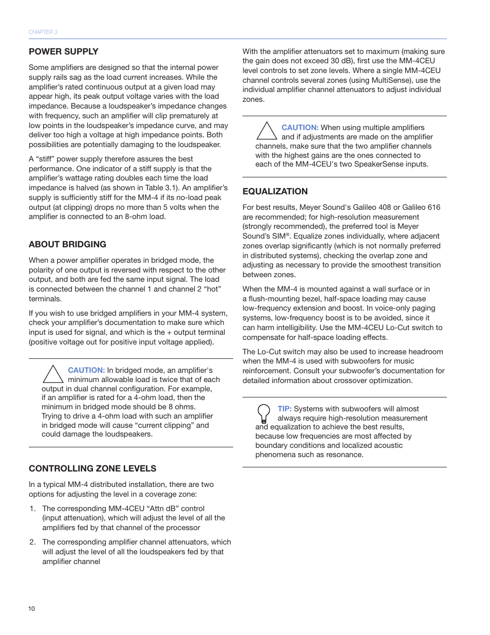 Meyer Sound MM-4CEU User Manual | Page 16 / 24