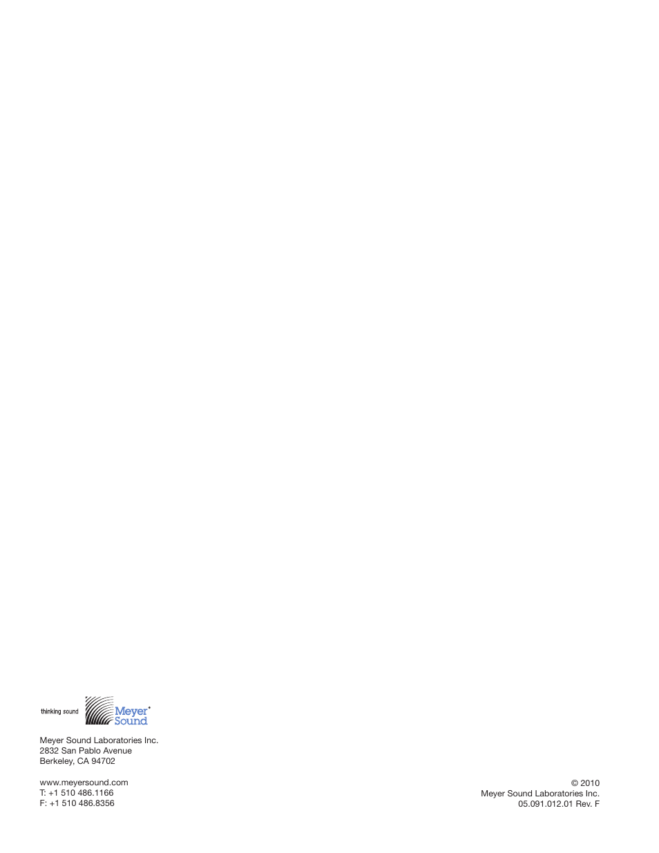 Meyer Sound MM-4CEU User Manual | Page 24 / 24