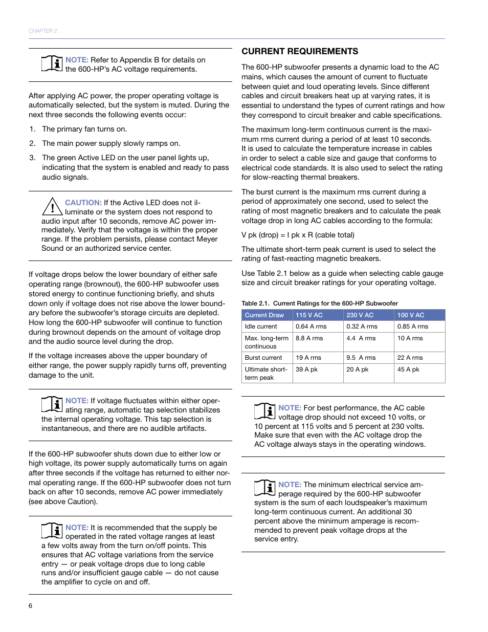 Meyer Sound 600-HP User Manual | Page 12 / 40