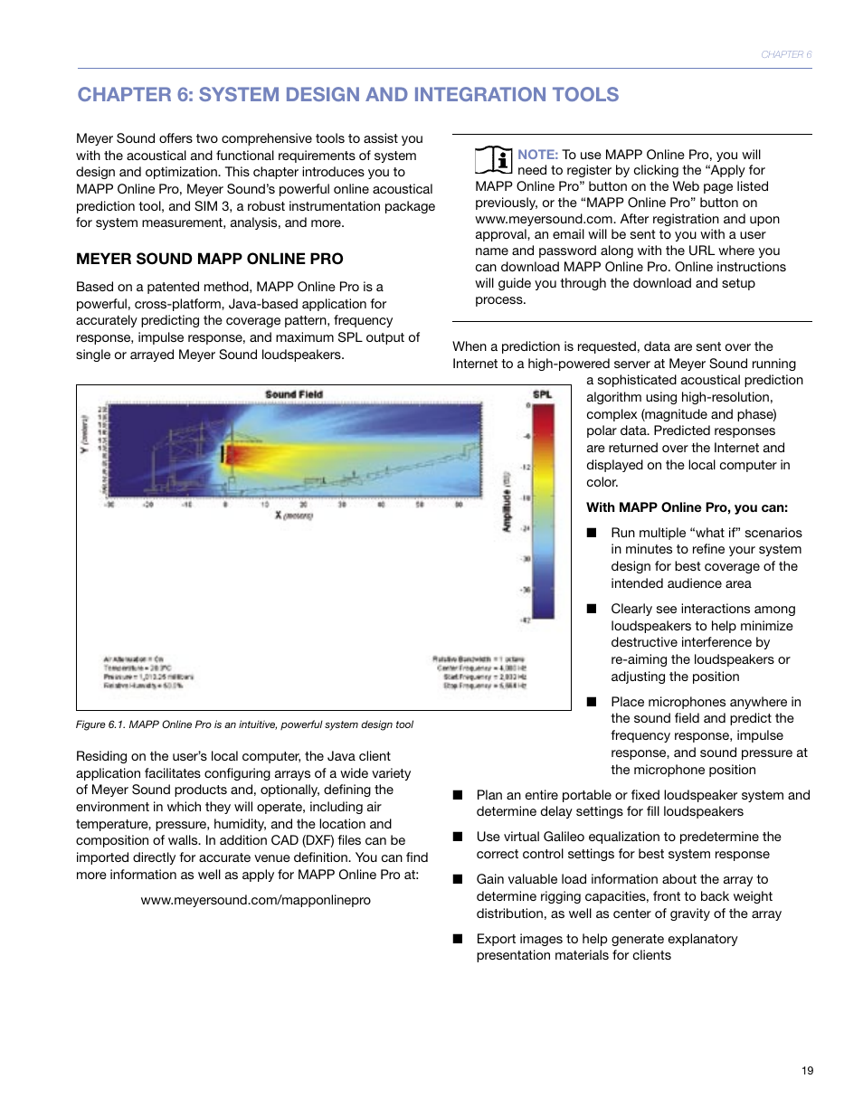 Chapter 6: system design and integration tools, Mapp online pro | Meyer Sound 600-HP User Manual | Page 25 / 40