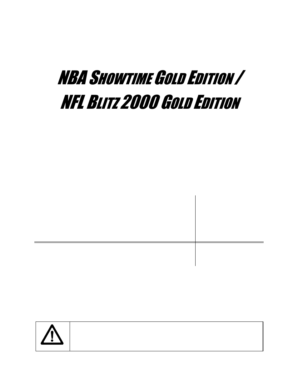 Midway 4-Player 25" Dedicated Video Game User Manual | Page 115 / 140