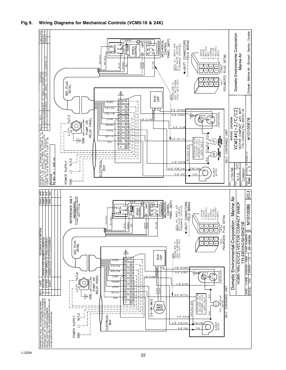 Mars Air Systems L-2254 User Manual | Page 22 / 32