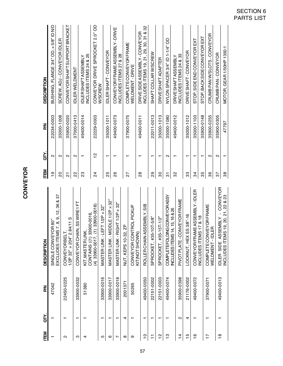 English | Middleby Marshall PS540E User Manual | Page 61 / 72